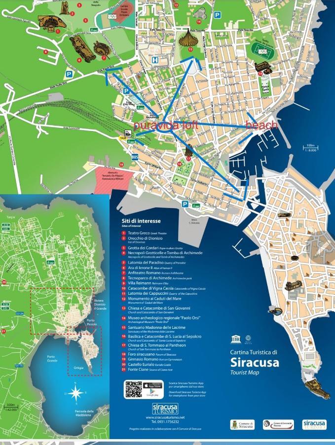 Apartment Pura Vida Loft - Near Greek Theatre And Ortigia Syrakus